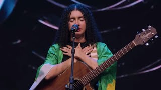 AYMEÊ impacta e emociona jurados com sua música autoral quotEvangelho de Fariseusquot no Dom Realitty ♪ [upl. by Ulah]