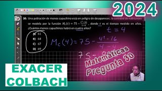 Matemáticas 30 Exacer Guía 2024 [upl. by Tedie778]