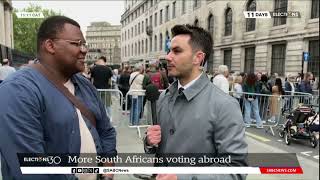 Elections 2024  London abuzz with voter activity as SA expats cast their ballots [upl. by Yortal]