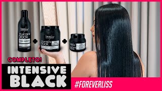 ❤ Nova Fórmula❤ Kit Tonalizante de Cabelos Pretos Intensive Black Forever Liss [upl. by Rosamund]