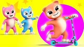 Three Little Kittens  Nursery Rhymes  Kids Songs  Childrens Videos [upl. by Nitsirt3]