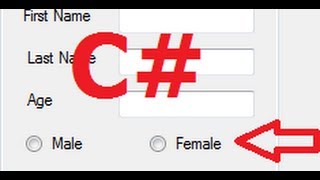 C Tutorial 22 Checkbox  radiobutton and groupbox with Database in C [upl. by Murvyn]