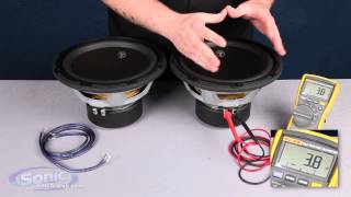 How to Wire Two Single 4 ohm Subwoofers to a 2 ohm Final Impedance  Parallel Wiring  Car Audio 101 [upl. by Onfre]