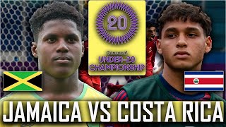 Jamaica vs Costa Rica Live Stream  Concacaf World Cup Qualifiers U20  Reggae Boyz Watchalong [upl. by Ffirahs679]