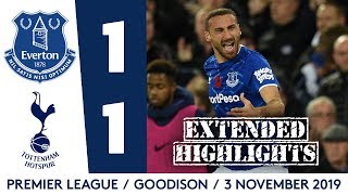 EXTENDED HIGHLIGHTS EVERTON 11 SPURS  LATE TOSUN EQUALISER AFTER HEARTBREAKING INJURY FOR GOMES [upl. by Iturk]