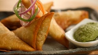 Matar Paneer Samosa  Sanjeev Kapoor Khazana [upl. by Aisayt]