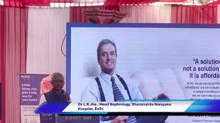 World Kidney Day 2023 Message of Dr LKJha  Head Nephrology  Dharamshila Narayana Hospital [upl. by Maryellen]