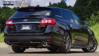 SUBARU LEVORG VMG VM4 HKS HiPower Muffler SpecL [upl. by Meg]