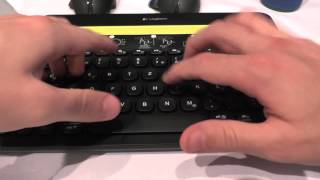 Logitech K480 Keyboard Hands On Full HD [upl. by Menis]