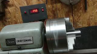 Treadmill motor conversion for AtlasCraftsman lathe variable speed [upl. by Yuu602]