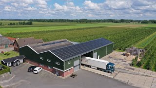 Ruim 300 zonnepanelen voor Fruitbedrijf LM van Dijk VOF 🔋 [upl. by Loram]