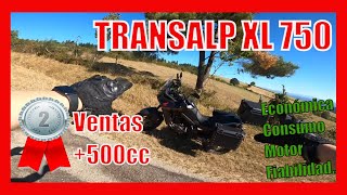 Estos son los MOTIVOS que han catapultado a la TRANSALP XL 750 de HONDA en TOP 2 VENTAS en ESPAÑA [upl. by Atteynot]