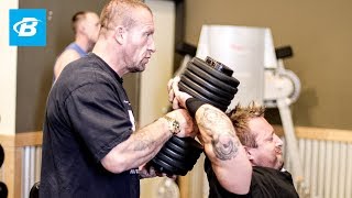 Bodybuilding Delts amp Triceps Workout  Dorian Yates Blood amp Guts [upl. by Neelasor]