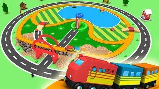 Trains for kids  Chu Chu train  Toy Factory  Toy Train for Kids  Videos for children  Trains [upl. by Ahsya850]