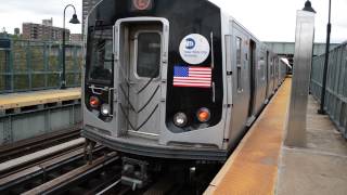 NYCT BMT Canarsie Line Kawasaki R143 L at Livonia Avenue [upl. by Carlstrom740]