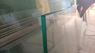 Unbelievable 12mm Glass Edge Polishing Made Easy with this Portable Hand Machineglassartist [upl. by Avron30]