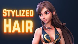 The ULTIMATE Guide for Creating Stylized Hair in ZBrush [upl. by Mcculloch602]