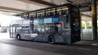 Bus Spotting at Heathrow Terminal 5 Greenline Enviro400 1204 SN11 BWD Route 703 to Slough [upl. by Atiek]