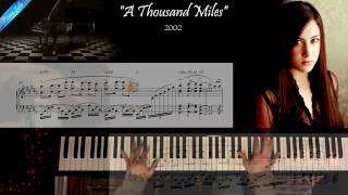 quotA Thousand Milesquot  Vanessa Carlton  Piano Solo Cover [upl. by Ennirac782]