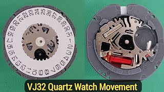 How to disassembling and Assembling seiko VJ32 watch movement [upl. by Ilam]