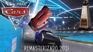 Cars 3  El Rayo McQueen vence a Jackson Storm Español Latino REMASTERIZADO 2021 [upl. by Hastings188]