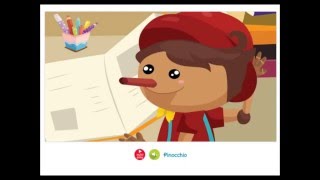 English Books for kids  Pinocchio  Learn English for kids  Dinolingo [upl. by Zetnom]