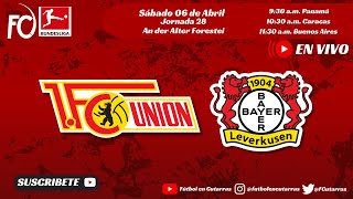 1FC Union Berlin VS Bayer Leverkusen  BUNDESLIGA  CARRUSEL SABATINO  Jornada 28 [upl. by Aeslehc]