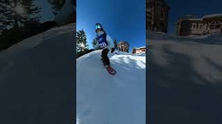 Snowboarding through a town  snowboarding Burton [upl. by Solohcin610]