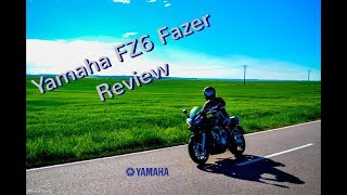 Yamaha FZ6 Fazer Review Deutsch German [upl. by Vogele924]