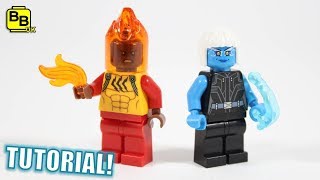 LEGO DC FIRESTORM amp KILLER FROST MINIFIGURE CREATIONS [upl. by Alehtse]