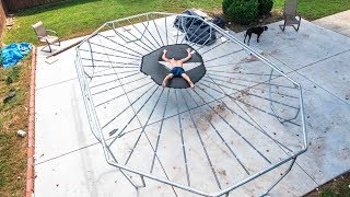 THIS TRAMPOLINE IS TERRIFYING [upl. by Pytlik]