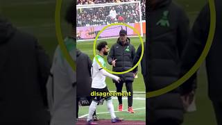 Klopp and Salah argument 😬 [upl. by Beuthel]