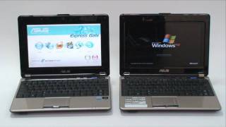 ASUS N10E i N10J  start Windows XP vs Express Gate [upl. by Rainwater]