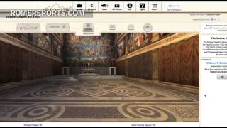 Tour virtual en 3D por la capilla más famosa del mundo la Capilla Sixtina [upl. by Neyrb441]