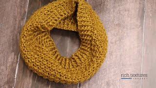 Golden Cowl Crochet Pattern [upl. by Nilson]