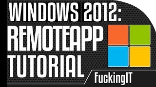 Windows 2012  Remote Application Service [upl. by Diet55]