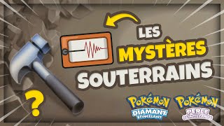 Les MYSTÈRES des GRANDS SOUTERRAINS de Pokémon Diamant Étincelant  Perle Scintillante ANALYSE [upl. by Yecniuq760]