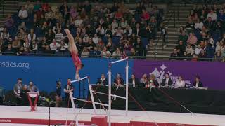 Ondine AchampongUBarsGOLDWAG Snr App2024 Gymnastics British Championships [upl. by Scharaga]