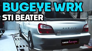 Stage 1 Tuning a Subaru Impreza BUGEYE WRX  Dyno Tuning [upl. by Keeley]