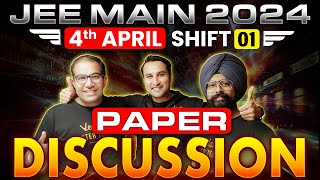 JEE Main 2024 April Attempt  Paper Solution  4th April  Shift 1   Vedantu JEE [upl. by Acie]