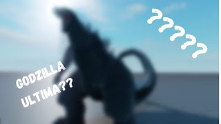 Godzilla Ultima model teaser for KU  Kaiju Universe  ROBLOX [upl. by Aynotahs]