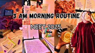 NEET 2025 Study vlog📚 Wakeup 300 AM ✨tahajjud routine 🤍 S Naz Vlogs [upl. by Wera442]