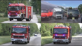 BIG AIR HORN Opendeurdag  Rondritten Brandweer Leopoldsburg 2019 [upl. by Harms]