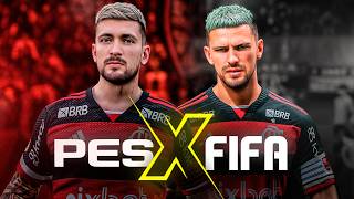 PES ou FIFA Quem Tem os Melhores Patchs no PC 👀 [upl. by Rog]