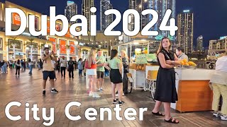 Dubai 4K Amazing City Center Downtown Dubai Walking Tour 🇦🇪 [upl. by Ainnos]