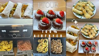 UN FTOUR 100 AU AIRFRYER  DES RECETTES FACILES ET DÉLICIEUSES RamadanUp 7 [upl. by Silvain]