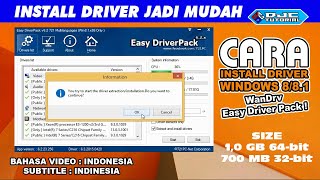 Cara Install Driver Windows 881 dengan WanDrv Easy Driver Pack [upl. by Htedirem202]