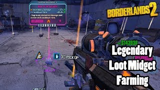 Borderlands 2 Farming Legendary Loot Midgets for better relics [upl. by Yasdnyl]