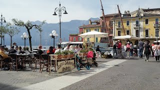 Malcesine Italy April 2024  WALKING TOUR 4K60 [upl. by Nissie]