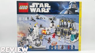 Lego Star Wars 7879 HOTH ECHO BASE Review [upl. by Steddman]